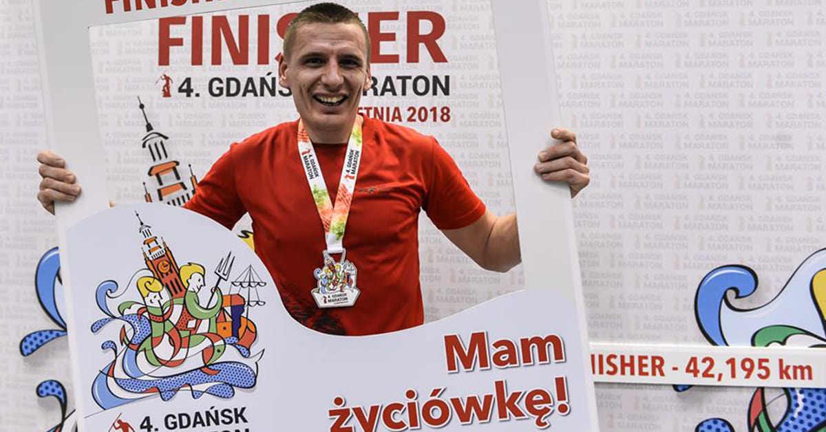 Zwycięzca z medalem sportowym, 4. Gdańsk Maraton 