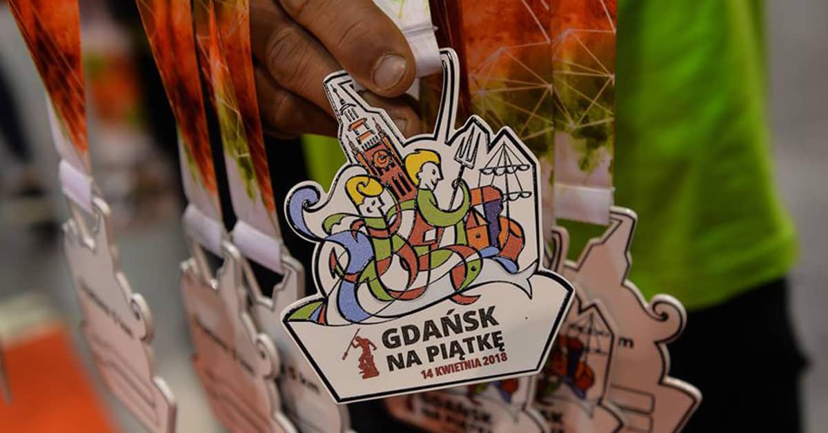 Medal sportowy Gdańsk na Piątkę 2018