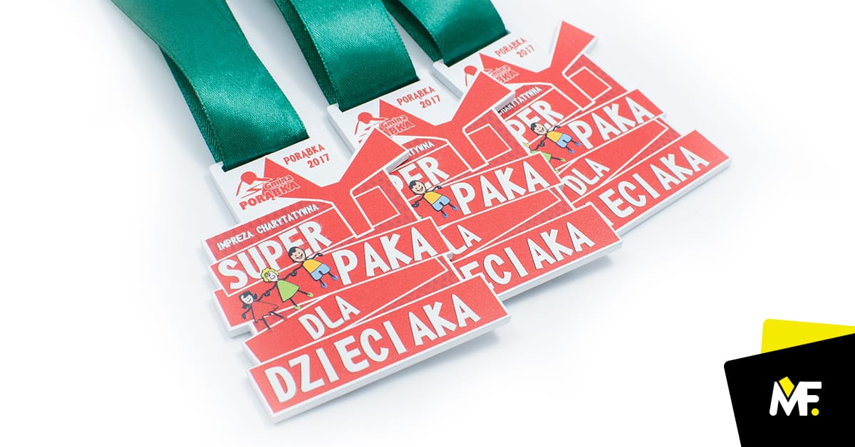 Medale na imprezę charytatywną SUPER PAKA DLA DZIECIAKA