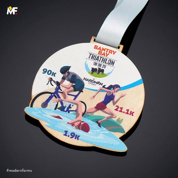 medal sklejka na triathlon