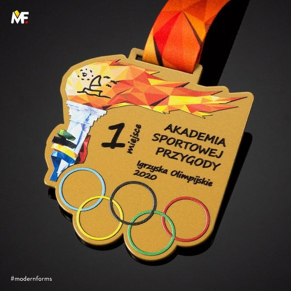 medal igrzyska olimpijskie metalowy