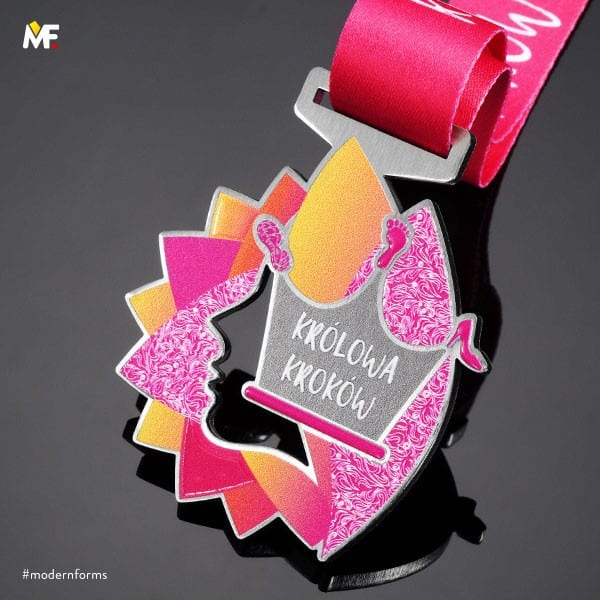 kolorowy medal dla kobiety