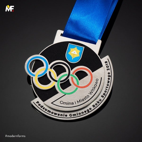 sportowy medal okrągły odlewany