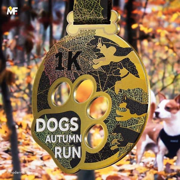 medal za biegi z psami