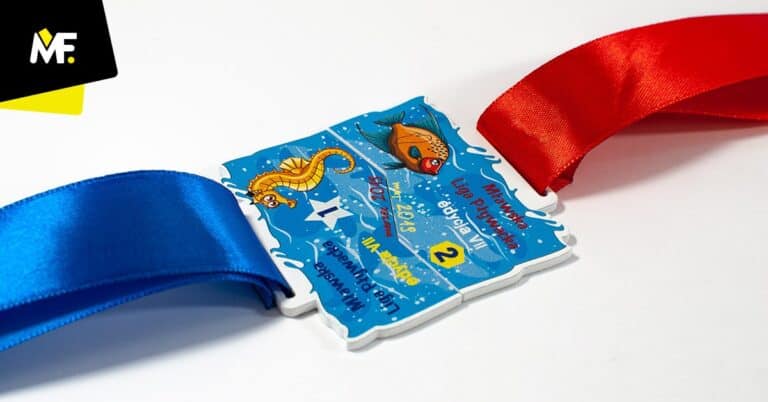 Medale dla dzieci za pływanie