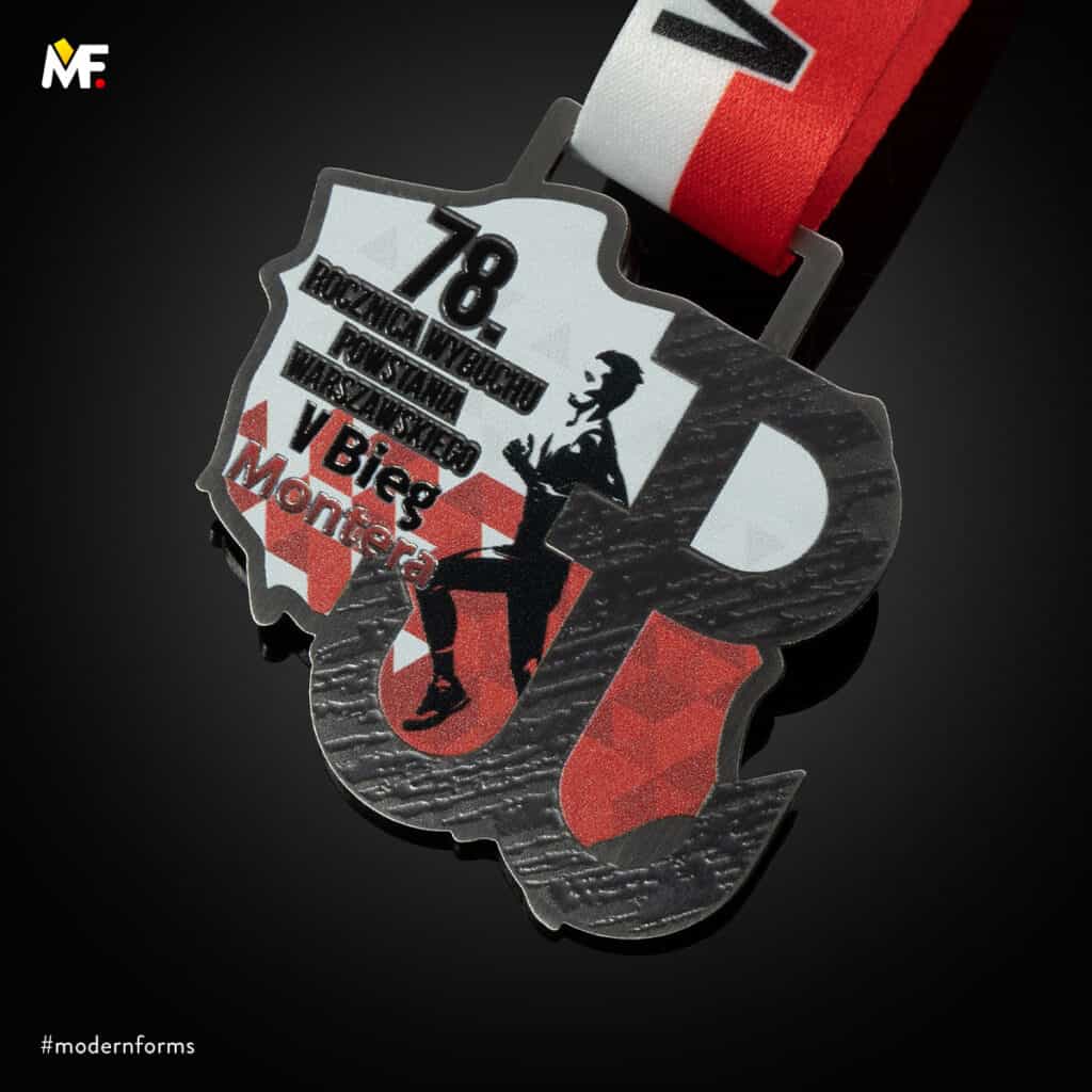 medal na bieg patriotyczny montera