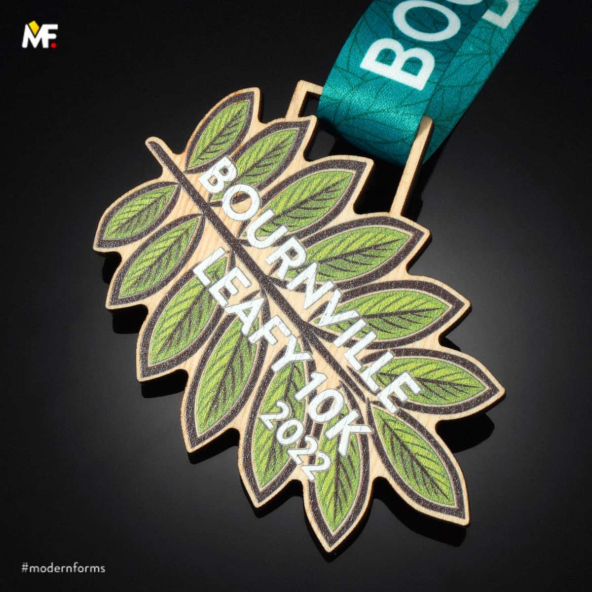 medal drewniany ze sklejki na zawody biegowe