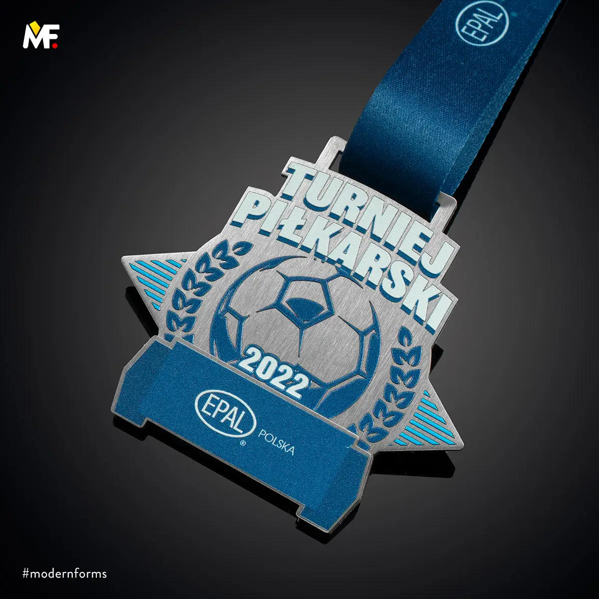 medale metalowe na turniej piłkarski